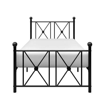 Twin Metal Platform Bed