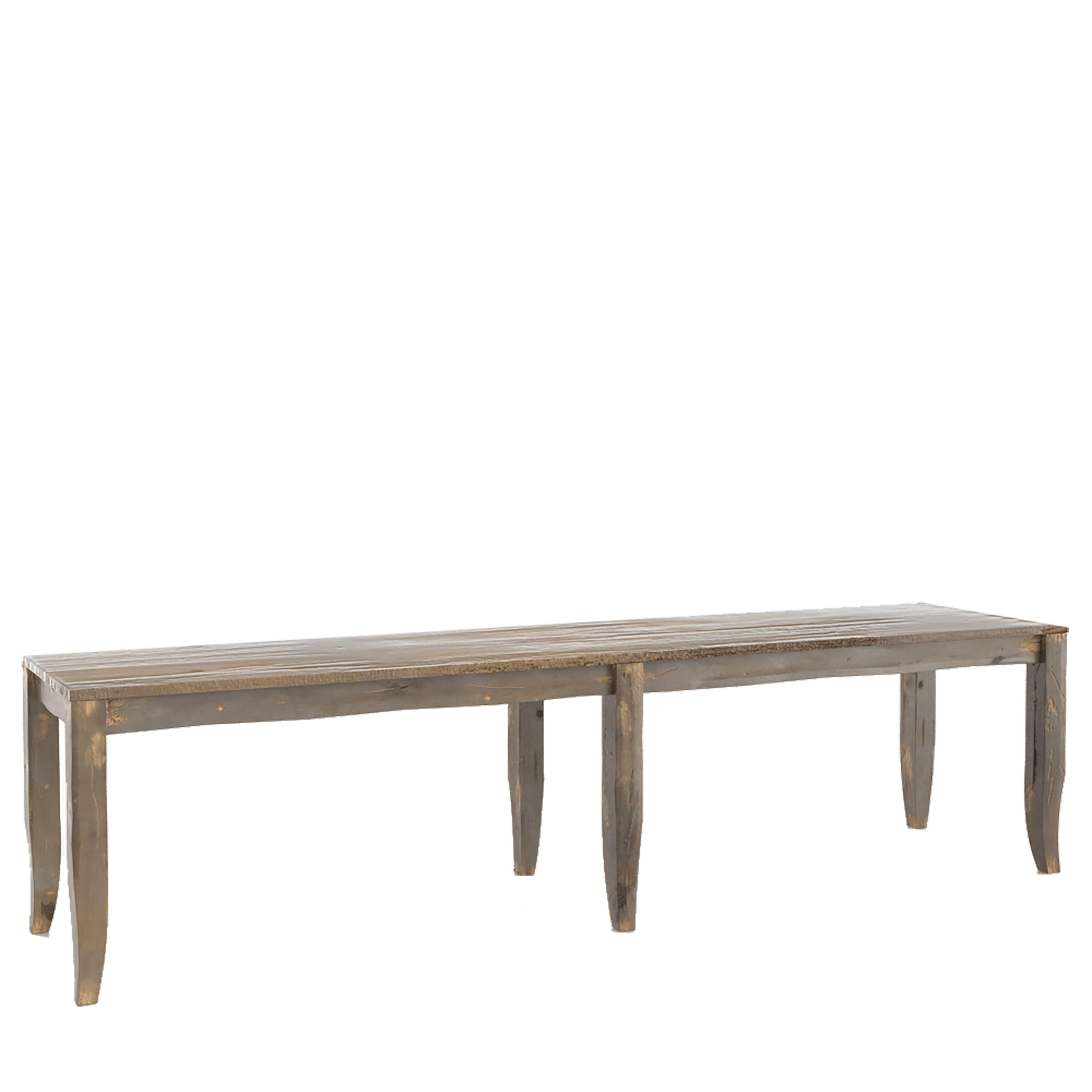 Wood bench