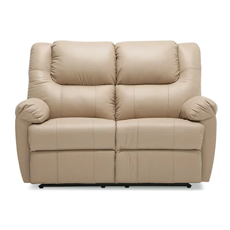 Power Loveseat Recliner with Pillow Arms