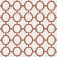 Orange/Rust Geometric Fabric