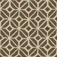 Brown Geometric Fabric