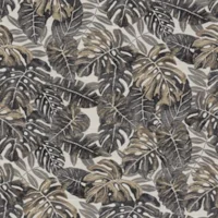 Black Tropical Fabric