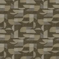 Brown Geometric Fabric