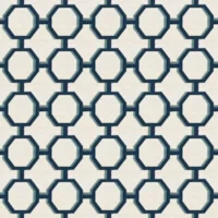 Blue/Aqua Geometric Fabric