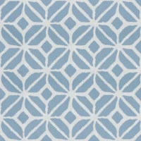 Blue/Aqua Geometric Fabric