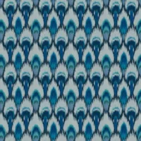 Blue/Aqua Global Fabric