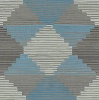 Blue/Aqua Geometric Fabric