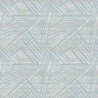 Blue/Aqua Geometric Fabric