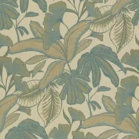 Blue/Aqua Tropical Fabric