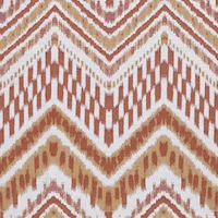 Orange/Rust Geometric Fabric