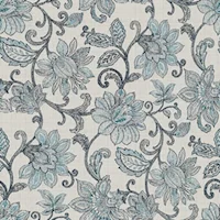 Blue/Aqua Paisley Fabric