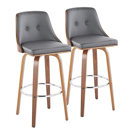 Gianna Fixed-Height Barstool - Set of 2