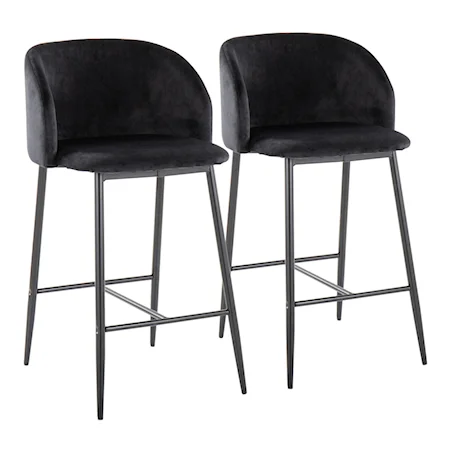 Fran 26" Fixed-Height Counter Stool - Set of 2