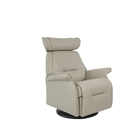 Modern Miami Small Power Swing Recliner with Adjustable Headrest