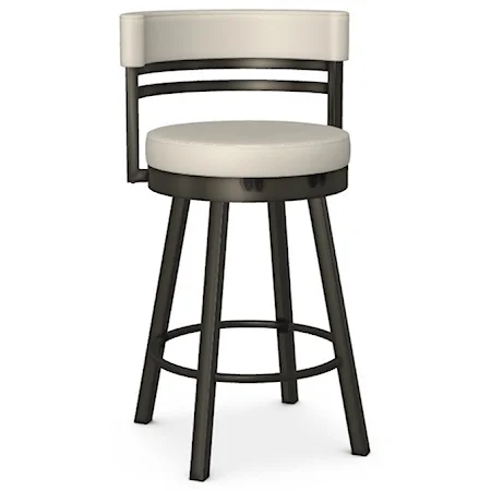 Customizable 26" Counter Height Ronny Swivel Stool