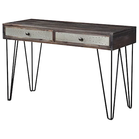 Industrial 2-Drawer Console
