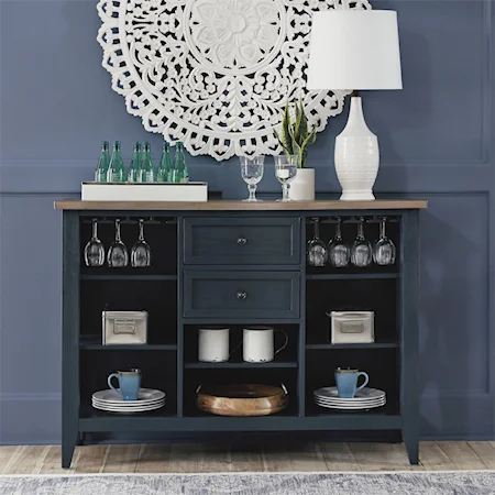 Cottage Style Two-Toned Server