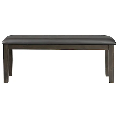 Transitional Upholstered Dining Bench