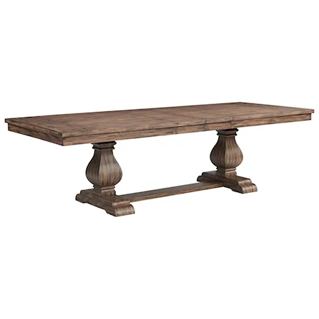 Rectangle Standard Height Dining Table with Leaves