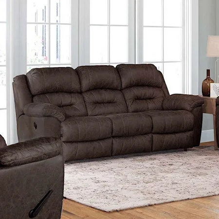 Casual Manual Reclining Sofa