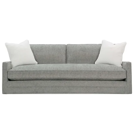 Contemporary Bench Cushion Sofa