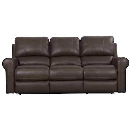 Power Reclining Sofa with Power Headrest and Built-In USB Ports