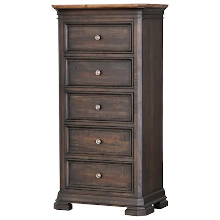 Traditional Lingerie Chest with Five Drawers