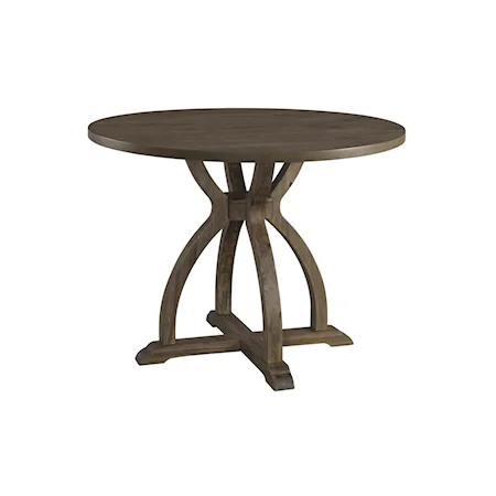 Casual Round Counter Height Dining Table