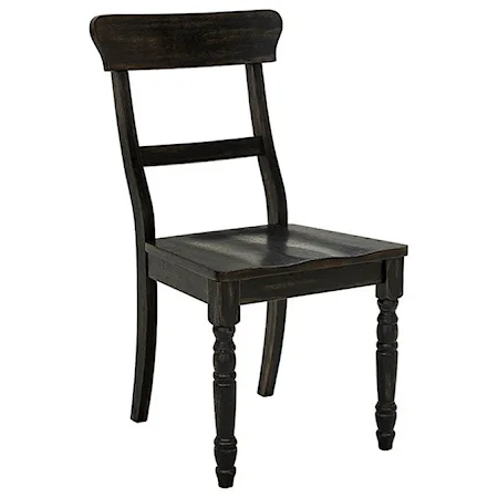 Dining Chair with Ladder Back