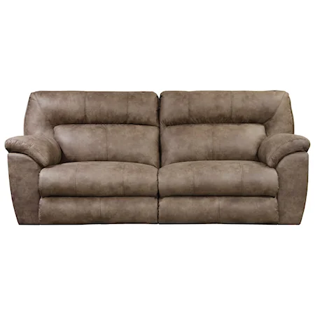 Casual Contemporary Power Reclining Sofa with USB Ports