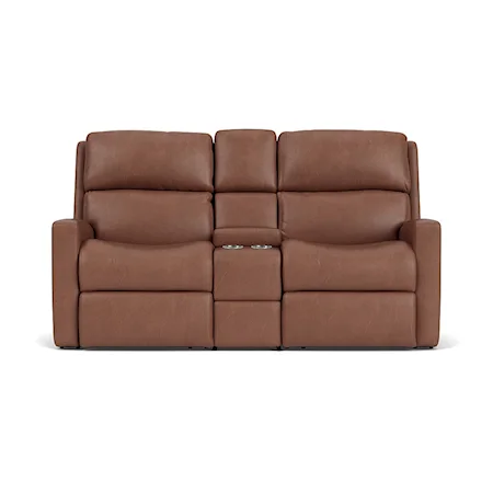 Recl. Loveseat with Console