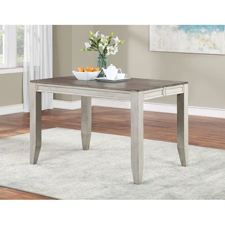 Casual Counter Height Table with Butterfly Leaf