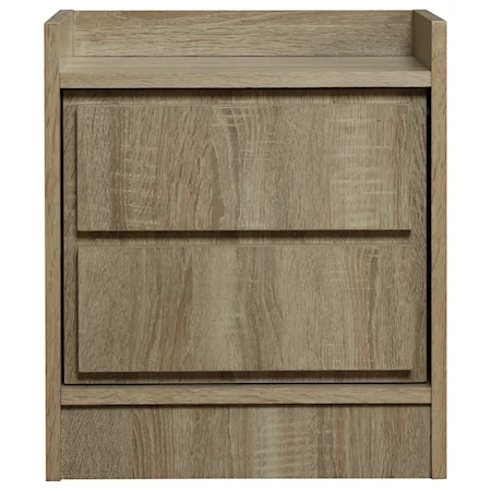 Contemporary 1-Door Nightstand