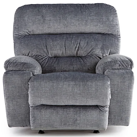 Casual Power Rocker Recliner with Power Headrest and USB Port