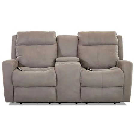 Power Reclining Loveseat w/console, Power Headrests, XMS Massage with Heat Therapy