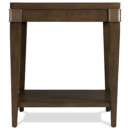 Transitional Leg End Table