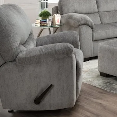 Recliner with Pillow Arms