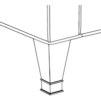 Tapered Leg With Ferrule