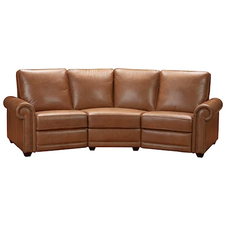 Transitional 3-Piece Sectional Conversation Sofa