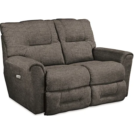 Casual Reclining Loveseat with Power & USB Ports