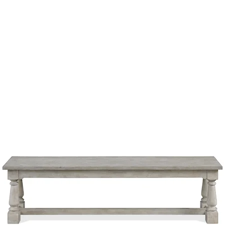 Relaxed Vintage Dining Bench 