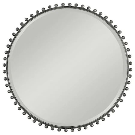 Taza Round Iron Mirror