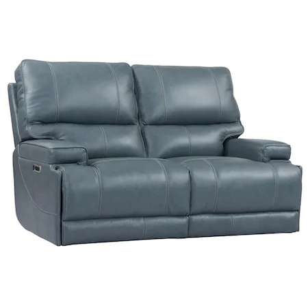 Power Reclining Cordless Loveseat with Power Headrests and Built-In USB Ports