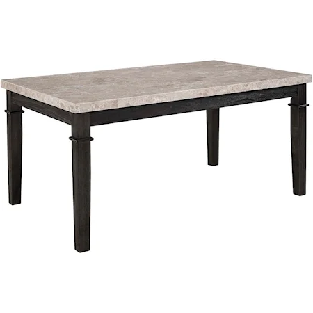 Dining Table with Marble Top