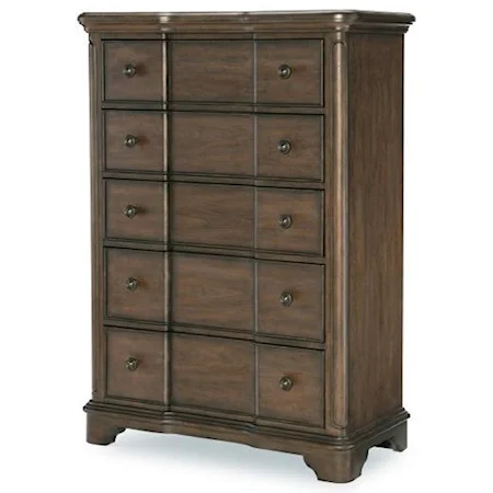 Transitional 5-Drawer Chest