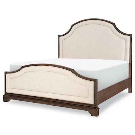 Upholstered Panel King Bed