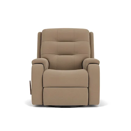 Contemporary Swivel Gliding Recliner