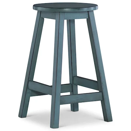 Relaxed Vintage Counter Height Stool-Set of 2