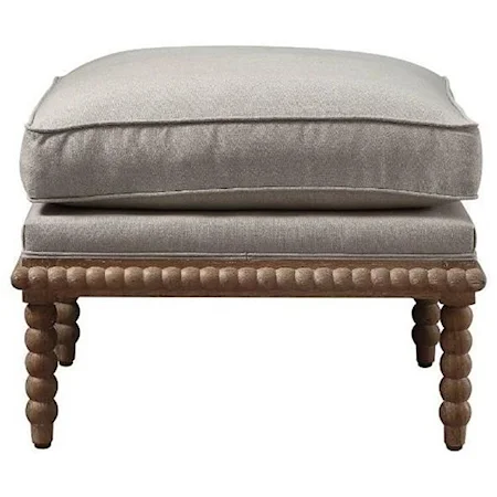 Provincial Ottoman in with Natural Oak Legs