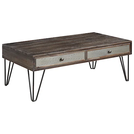 Aspen Court Vintage 2 Drawer Cocktail Table